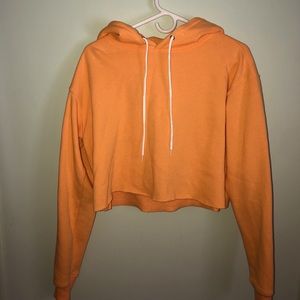 Wild Fable yellowish orange cropped hoodie